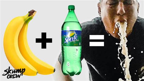 sprite and banana explained|The Explosive Result of Eating Bananas & Drinking。